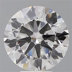 Picture of Lab Grown Diamond 6.10 Carats, Round with Ideal Cut, E Color, VVS2 Clarity and Certified by IGI