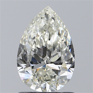 Foto Diamante Natural 1.01 quilates, De pera , Color J, claridad SI1 y certificado GIA de