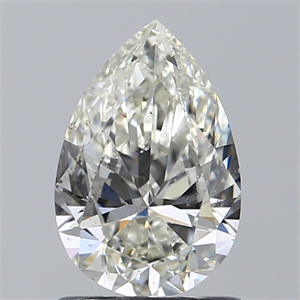 Picture of Natural Diamond 1.01 Carats, Pear with  Cut, J Color, SI1 Clarity and Certified by GIA