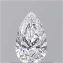 Diamante Natural 0.50 quilates, De pera , Color D, claridad VS1 y certificado GIA