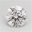 Lab Grown Diamond 1.52 Carats, Round with Ideal Cut, E Color, VVS2 Clarity and Certified by IGI