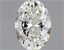 Natural Diamond 0.90 Carats, Oval with  Cut, G Color, VS1 Clarity and Certified by GIA