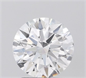Lab Grown Diamond 1.52 Carats, Round with Ideal Cut, E Color, VS1 Clarity and Certified by IGI