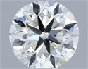 Natural Diamond 0.46 Carats, Round with Very Good Cut, H Color, VS1 Clarity and Certified by IGI