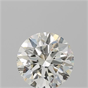 Natural Diamond 0.92 Carats, Round with Excellent Cut, K Color, SI1 Clarity and Certified by GIA