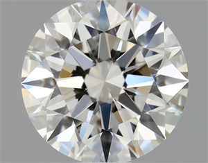Picture of Natural Diamond 0.54 Carats, Round with Excellent Cut, G Color, VVS1 Clarity and Certified by GIA