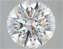 Lab Grown Diamond 3.04 Carats, Round with Excellent Cut, F Color, VS1 Clarity and Certified by IGI