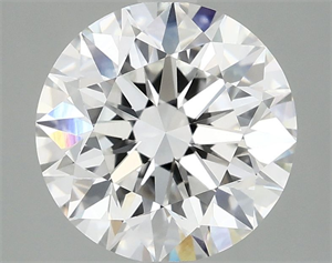 Picture of Lab Grown Diamond 3.05 Carats, Round with Excellent Cut, E Color, VVS2 Clarity and Certified by IGI