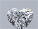 Natural Diamond 0.34 Carats, Heart with  Cut, D Color, VS1 Clarity and Certified by GIA