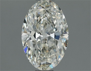 Picture of Natural Diamond 0.70 Carats, Oval with  Cut, J Color, VS1 Clarity and Certified by IGI
