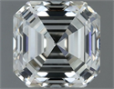 Natural Diamond 1.50 Carats, Asscher with  Cut, I Color, VVS2 Clarity and Certified by IGI