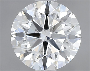 Picture of Natural Diamond 1.01 Carats, Round with Excellent Cut, I Color, SI2 Clarity and Certified by GIA