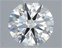 Natural Diamond 0.70 Carats, Round with Excellent Cut, I Color, VVS2 Clarity and Certified by GIA