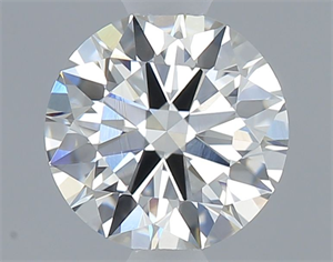 Picture of Natural Diamond 0.70 Carats, Round with Excellent Cut, I Color, VVS2 Clarity and Certified by GIA