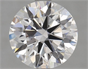 Lab Grown Diamond 2.19 Carats, Round with Excellent Cut, D Color, VVS1 Clarity and Certified by GIA