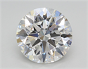 Lab Grown Diamond 4.02 Carats, Round with Excellent Cut, G Color, VS1 Clarity and Certified by GIA