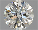 Diamante Natural 0.90 quilates, Redondo , Color K, claridad IF y certificado GIA