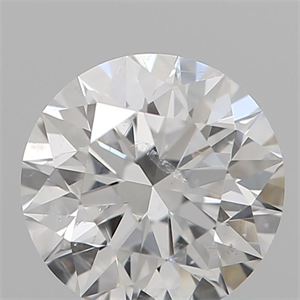 Picture of Natural Diamond 0.40 Carats, Round with Excellent Cut, E Color, I1 Clarity and Certified by GIA