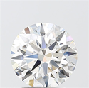 Lab Grown Diamond 3.03 Carats, Round with Ideal Cut, E Color, VVS2 Clarity and Certified by IGI