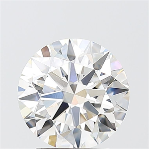 Picture of Lab Grown Diamond 3.03 Carats, Round with Ideal Cut, E Color, VVS2 Clarity and Certified by IGI