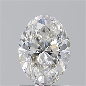 Picture of Natural Diamond 1.20 Carats, Oval with  Cut, H Color, VS2 Clarity and Certified by GIA