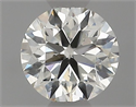 Natural Diamond 0.40 Carats, Round with Excellent Cut, I Color, SI1 Clarity and Certified by IGI