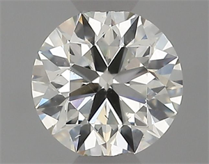 Picture of Natural Diamond 0.40 Carats, Round with Excellent Cut, I Color, SI1 Clarity and Certified by IGI