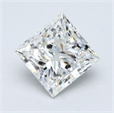 Diamante Natural 1.20 quilates, Princesa , Color G, claridad VVS2 y certificado GIA