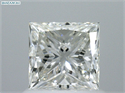 Natural Diamond 1.00 Carats, Princess with  Cut, G Color, IF Clarity and Certified by GIA