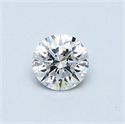 Diamante Natural 0.42 quilates, Redondo , Color F, claridad VS2 y certificado GIA