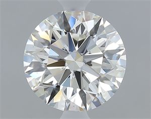 Picture of Natural Diamond 1.03 Carats, Round with Excellent Cut, I Color, VS2 Clarity and Certified by GIA