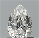 Diamante Natural 0.52 quilates, De pera , Color G, claridad SI1 y certificado GIA