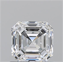 Natural Diamond 1.01 Carats, Asscher with  Cut, E Color, VVS2 Clarity and Certified by GIA