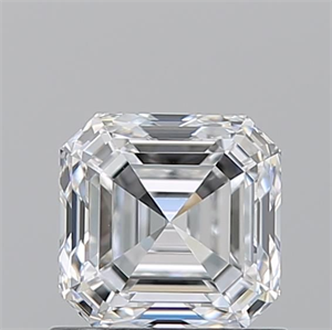 Picture of Natural Diamond 1.01 Carats, Asscher with  Cut, E Color, VVS2 Clarity and Certified by GIA