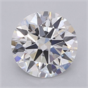 Del inventario de diamantes de laboratorio, 2.04 quilates, Redondo , Color D, claridad VVS2 y certificado IGI