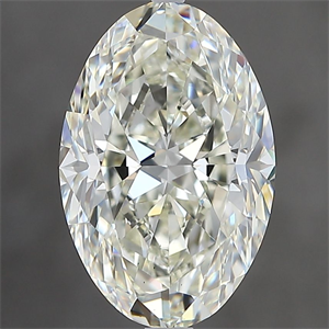 Picture of Natural Diamond 3.20 Carats, Oval with  Cut, I Color, VS1 Clarity and Certified by IGI