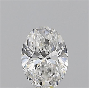 Picture of Natural Diamond 0.50 Carats, Oval with  Cut, E Color, VS2 Clarity and Certified by GIA