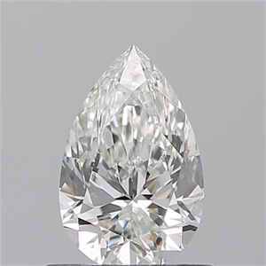 Picture of Natural Diamond 0.70 Carats, Pear with  Cut, H Color, VVS1 Clarity and Certified by GIA