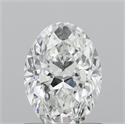 Natural Diamond 0.80 Carats, Oval with  Cut, E Color, VS1 Clarity and Certified by GIA