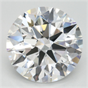 Lab Grown Diamond 4.55 Carats, Round with Ideal Cut, D Color, FL Clarity and Certified by IGI