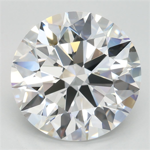 Picture of Lab Grown Diamond 4.55 Carats, Round with Ideal Cut, D Color, FL Clarity and Certified by IGI