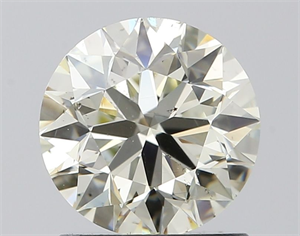 Picture of Natural Diamond 1.24 Carats, Round with Excellent Cut, J Color, SI1 Clarity and Certified by IGI
