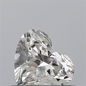 Picture of Natural Diamond 0.40 Carats, Heart with  Cut, G Color, IF Clarity and Certified by GIA