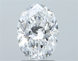 Picture of Natural Diamond 1.50 Carats, Oval with  Cut, D Color, VS2 Clarity and Certified by GIA