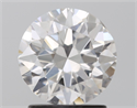 Natural Diamond 1.51 Carats, Round with Excellent Cut, D Color, VS1 Clarity and Certified by GIA