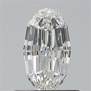 Foto Diamante Natural 0.70 quilates, Ovalado , Color H, claridad SI1 y certificado GIA de