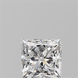 Foto Diamante Natural 0.51 quilates, Princesa , Color E, claridad VVS1 y certificado GIA de