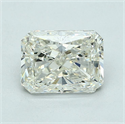 Natural Diamond 2.04 Carats, Radiant with  Cut, J Color, VS2 Clarity and Certified by GIA