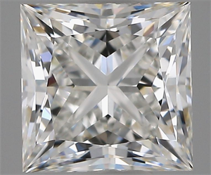 Picture of Natural Diamond 2.01 Carats, Princess with  Cut, F Color, VS1 Clarity and Certified by GIA