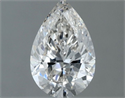 Natural Diamond 0.60 Carats, Pear with  Cut, I Color, VS1 Clarity and Certified by GIA
